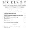 PDF of 2005 HORIZON No. 4 -- Creating a vocation culture on campus